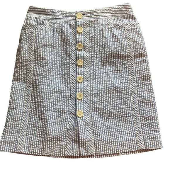 Tommy Hilfiger Skirt Women's Large Mini Cotton Button Down Mini - Picture 1 of 7